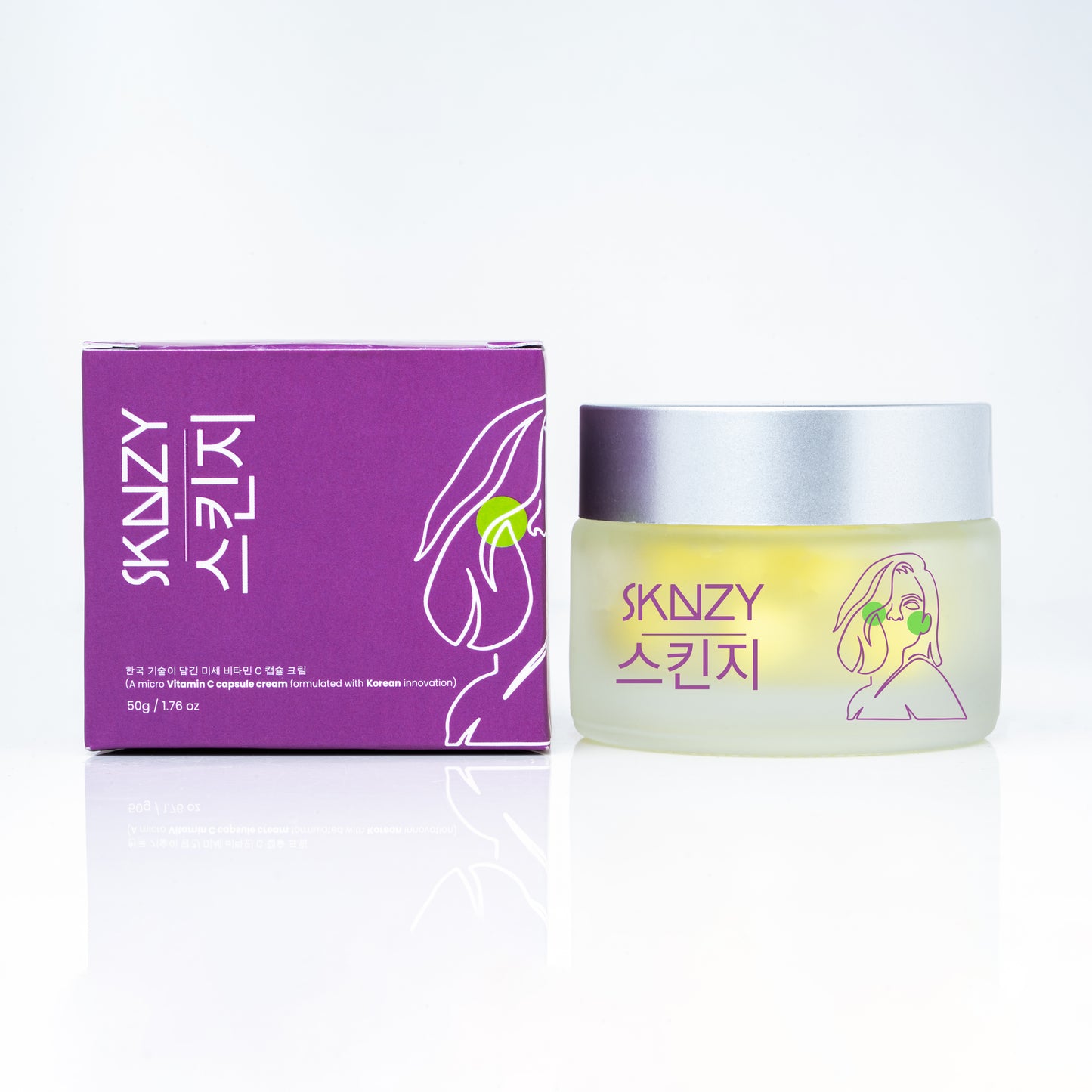 SKNZY Deep Vitamin C Boba Cream – Korean-Inspired Brightening Care