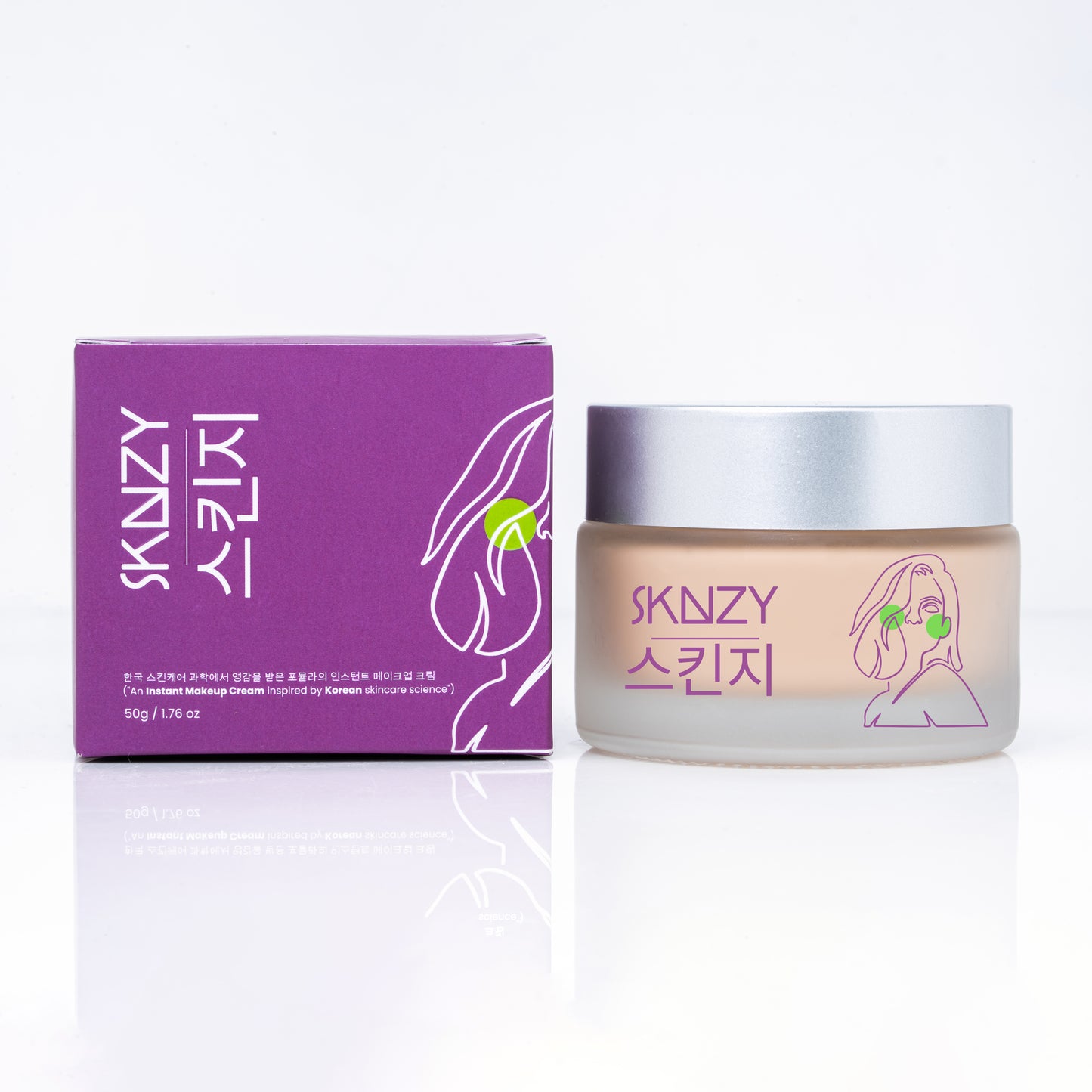 SKNZY Instant Makeup Cream – Korean-Inspired Glow in Seconds
