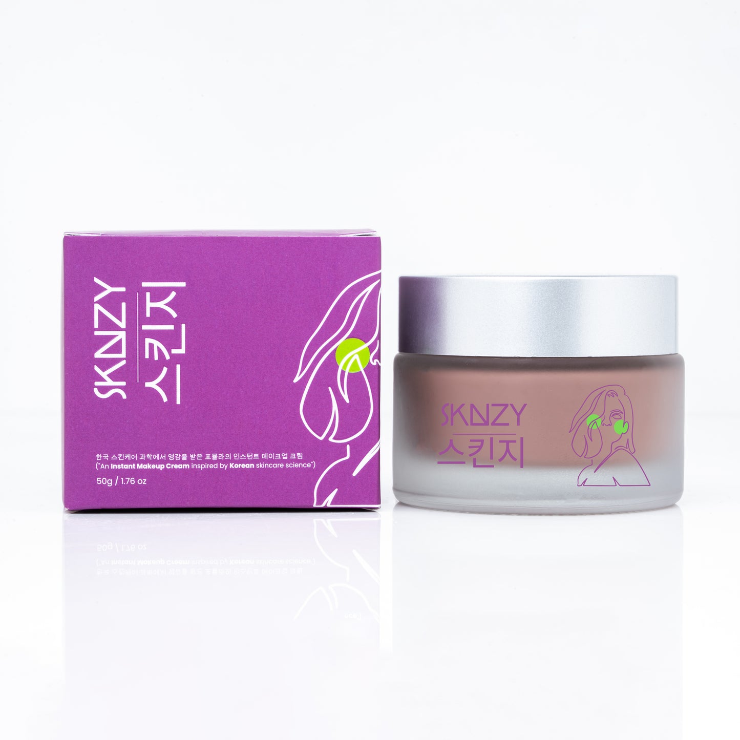 SKNZY Instant Makeup Cream – Korean-Inspired Glow in Seconds