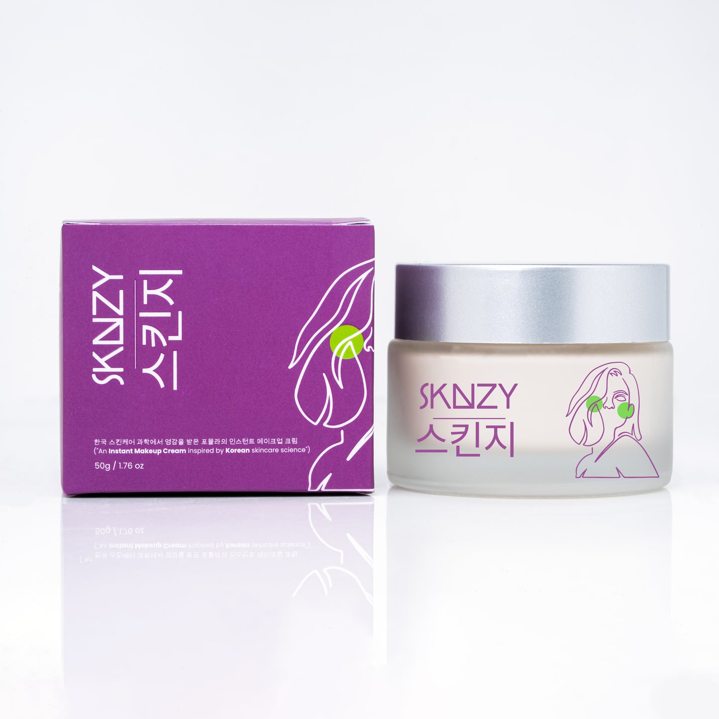 SKNZY Instant Makeup Cream – Korean-Inspired Glow in Seconds